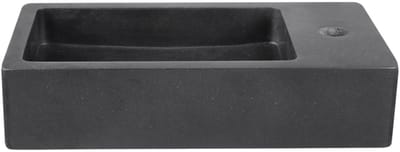 Differnz Hura Fontein - 40x22x9cm - basalt - antraciet