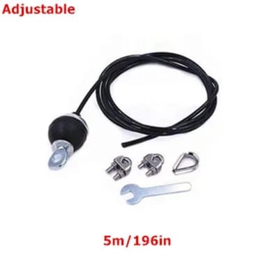 2M-5M Gymnastiekkabel Draadtouw Zware Stalen Vervangende Onderdelen voor Home Gym Fitness Kabelpoelie Accessoires Dia 5mm Adjustable-5M