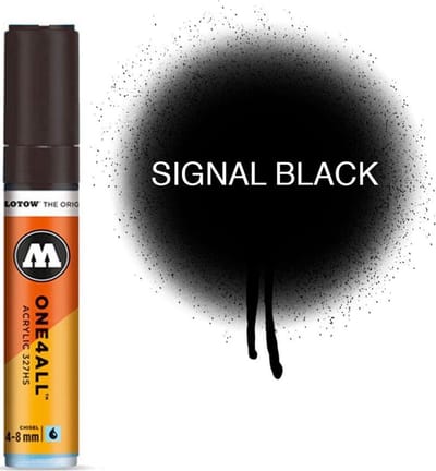 Molotow - One4All 4-8mm Marker Signal Black
