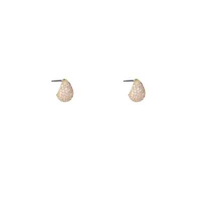 Day&Eve by Go Dutch Label Oorknoppen Strass Druppel Klein Goud