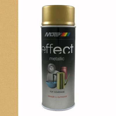 Motip effect metallic lak briljant goud - 400 ml.