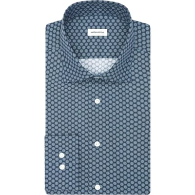 Seidensticker New Kent Business Shirt | Regular Fit | 42 Sage Green | 100% Katoen | 01.845413-73