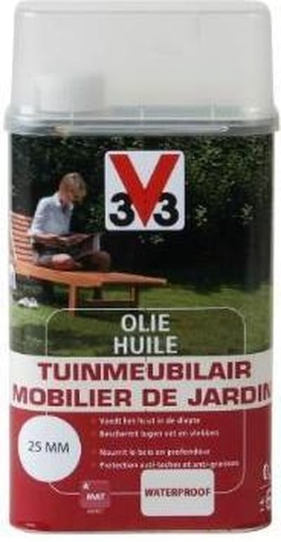 V33 Olie Tuinmeubilair Transparant Mat 1l