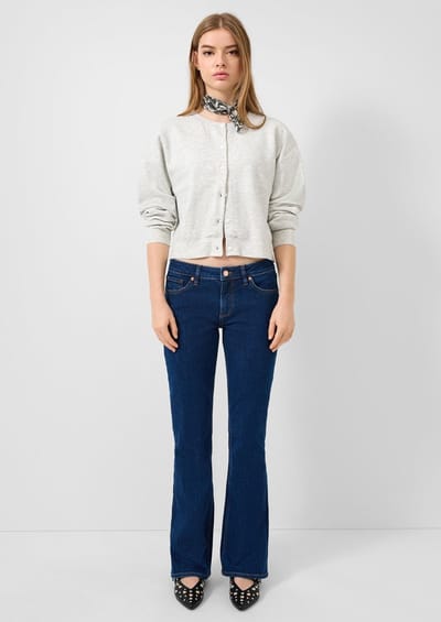 Moderne Middelhoge Bootcut Jeans Dames QS