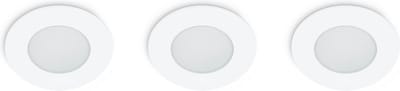 Prolight Inbouwspot Rond - Integrated LED - 3x5W - IP65 - Ø82 mm - Wit