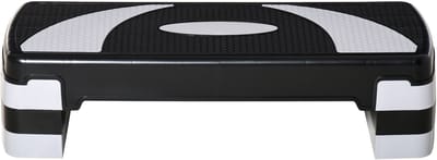 HOMCOM stepboard - kunststof - 80L x 31B x 20H cm - zwart