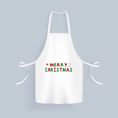 Akyol - kerst merry christmas Keukenschort - Kerstmis - kerst beker - winter - kerst - christmas - kerst cadeau - 82 bij 71 cm