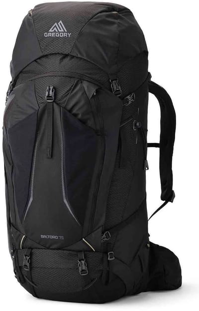 GREGORY trekkingrugzak rugzak Baltoro 75 Backpack Shadow Pine Black zwart