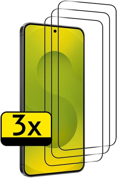 Screenprotector - Geschikt voor Samsung Galaxy S25 FE / S26 FE - 3 Stuks - Full Cover - Beschermglas - Gehard Glas - Tempered Glass - Screen Protector