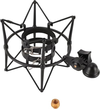 Microfoon Shock Mount voor 60MM Microfoons - Anti Vibration Spider Bevestiging, Geluidsisolatie en Stabiliteit voor Professionele Opnames
