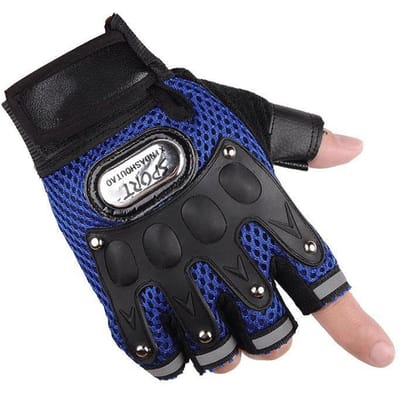 Gants de cyclisme Nouveaux Printemps et Été Homme et Femme Extérieur Vélo Escalade Fitness Sports Pare-soleil Fins Demi-doigts average size