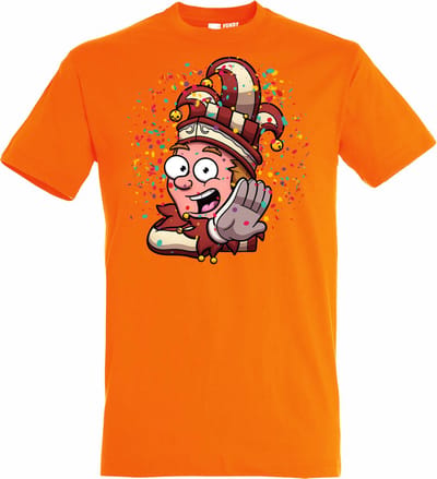 T-shirt Alaaf Kleine Prins | Carnaval | Carnavalskleding Dames Heren | Oranje | maat XS