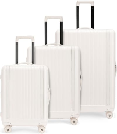 Epic Atlas 4 wielen Kofferset 3-delig - Harde bagage - TSA slot - pure white