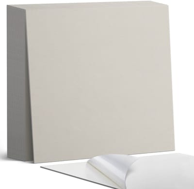 Coloray Plaktegels - Romig Zelfklevende Tegels - 20 cm x 20 cm - Romig Plaktegels - 20 stuks - Vierkant PVC Tegels - Plaktegels Badkamer - Plaktegels Vloer - Vinyl Tegels - Wandtegel Zelfklevend
