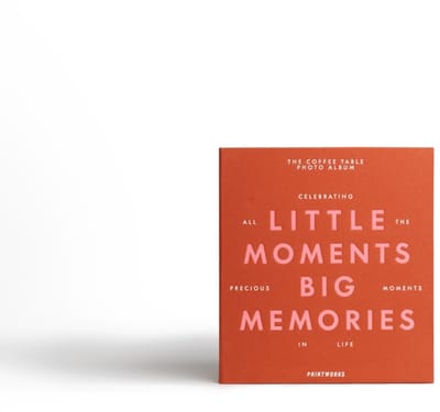 Printworks Fotoalbum - Little Moments Big Memories - Oranje