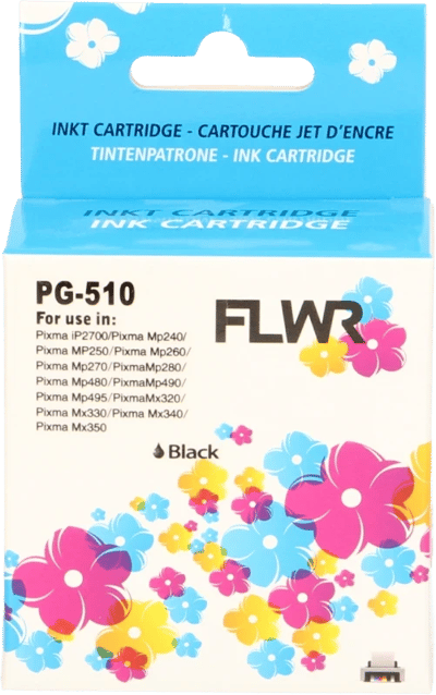 FLWR - Cartridges / Canon PG-510 / zwart / Geschikt voor Canon