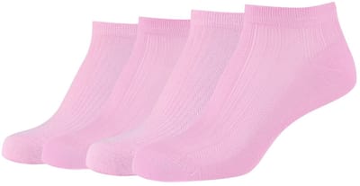camano, Women Ca-Soft Ajour Sneaker, Camano, drukvrij, gekamd katoen, verstevigd, met de hand geketeld, 4-pack, ajour-ontwerp, sneaker, modieus, comfortabel, ademend, ideaal voor dagelijks gebruik.