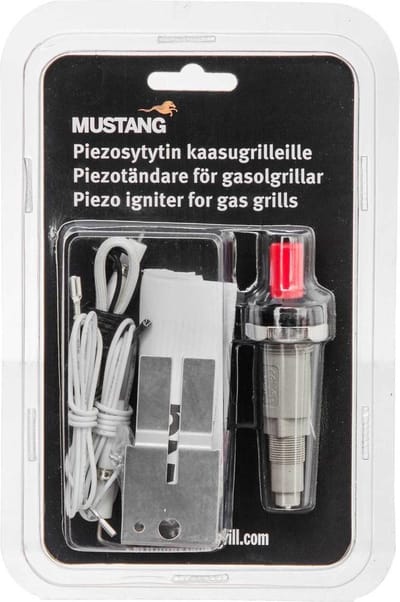 Mustang piëzo vonk ontsteking set compleet voor kachel, barbecue of carbid