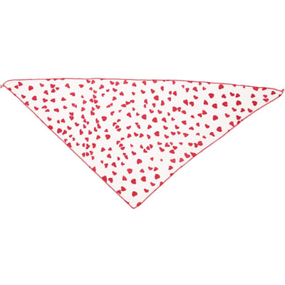 Honden Bandana Leuke Print Katoen Hond Driehoek Slabben Sjaal Hond Zakdoek voor Kleine Puppy en Katten L L(for 6.5-9kg) red