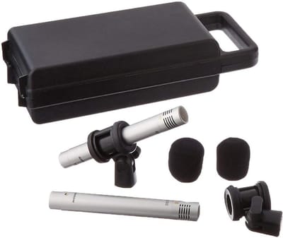 Set van 2 Potlood Condensatormicrofoons voor Studio Opnames