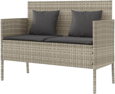 Tuinbank met opbergruimte - Buitenbank loungeset - Ontspannen in de tuin - Waterdichte opbergzak