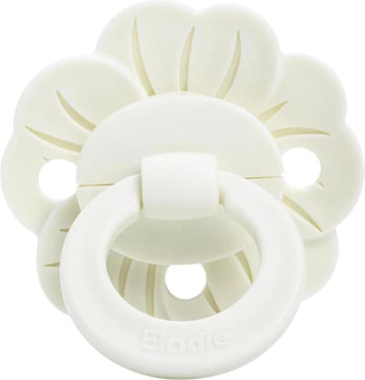 Elodie Binky Bloom 3m+ fopspeen - Fopspeen - Fopspenen - Silicone fopspeen - Vanilla White