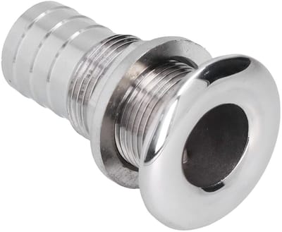 Dailygoody - Thru Hull Fitting - Waterafvoerfitting - Duurzaam - 1in Slang - Geschikt voor Boot en Yacht - Perfecte Accessoire