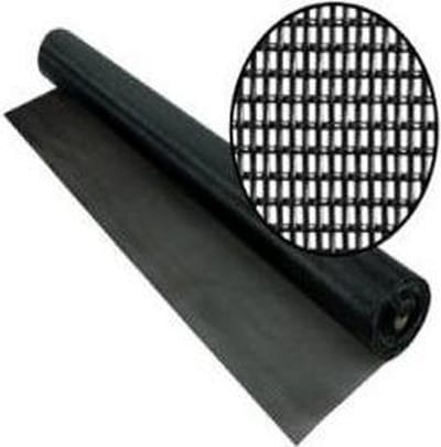 Rol Petscreen Zwart 120 cm Breed / 50 Meter Rol - Horrengaas - Muskietengaas - Vliegengaas