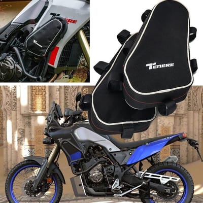 Frame Tassen - Motorfiets Opbergvak - Extra Bagage - Waterdicht Cordura Materiaal - Links Rechts - Zwart