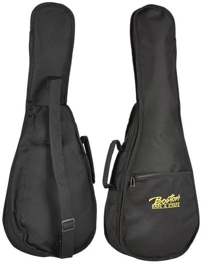 Boston UKC-06 Gigbag voor Concert Ukelele – 6 mm Voering, Nylon, Zwart