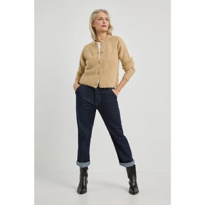Josephine & Co Abigail Cardigan Camel Größe: XL | Strickpullover Outlet | Damen | Braun