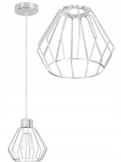 Loft Draad Hanglamp E27 - Zwart Metaal, 1 Lichtpunt