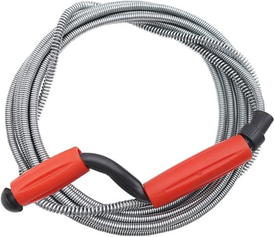Reinigingsspiral voor Afvoer, 5 m x 6 mm, Handmatige Ontstopper voor Toilet, Douche en Keuken, Effectieve Afvoerreiniging met Universele Spiral