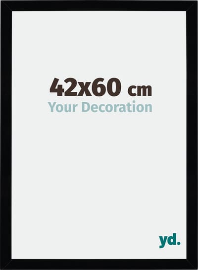 Your Decoration - Fotolijst 42x60 cm - MDF - Zwart Hoogglans - Mura