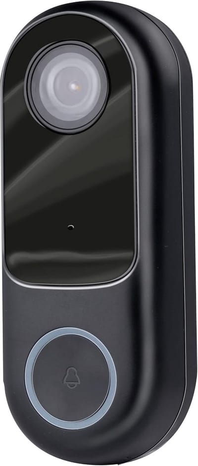 Draadloze Deurbel met Camera - Videofoon Wifi - Veilige Toegang - Full HD Nachtzicht - IP54 Waterdicht