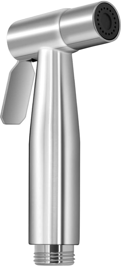 Dailygoods - Handdouche - Bidet Sproeier - Roestvrij Staal - Zilver - Toilet Sprayer - Waterreiniger - Geschikt voor Badkamer - Model Hand-Bidet Sproeier