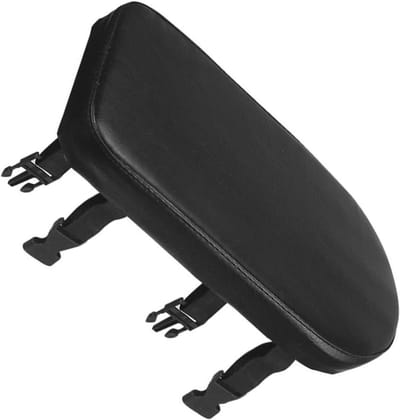 Fietsachterzitkussen - Zadelkussen Fiets - Comfortabel Fietsen - Hoge Elastische Achterbank - 30x15x3cm - Zwart