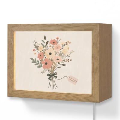 Bloemen - Quote - Beige - Lint