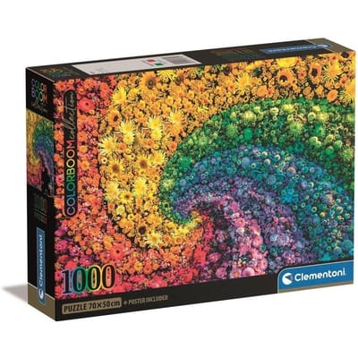 Clementoni - Puzzel - 1000 Stukjes - Whirl - Colorboom - Puzzel Voor Volwassenen - Special Series