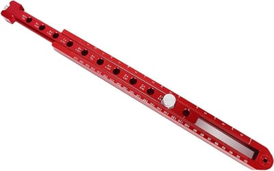 Houtbewerkingskompas - Cirkelmarker - Precisietekeningen Maken - Verstelbare Radius - Max 1068mm Diameter - Rood