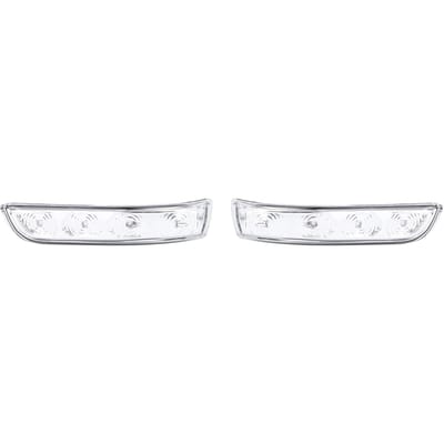 1 Paire de Lampes d'Indicateur de Direction pour Rétroviseur Latéral 876132L600 Gauche Droite Clignotant LED pour I30 Facelift 2009 à 2012 white