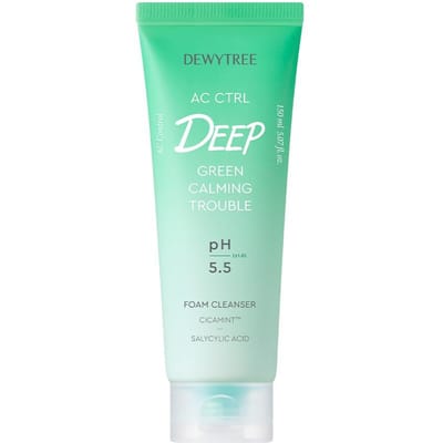 Dewytree AC Control Deep Green Kalmerend Reinigingsschuim 150ml Milde Poriënverzorging