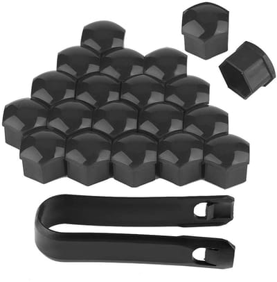 Dailygoods- Autowielmoerdoppen 20 stuks - Wielmoer Doppen - Schroefdoppen 19 mm - Stofdicht - Duurzaam PA66 Nylon - Corrosiebestendig - Wielmoerdoppen