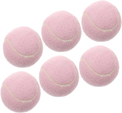 Tennisballen Set - Trainingsballen Elastisch - Beginners Oefenen - Hoge Zichtbaarheid Kleur - Standaard Maat - Roze