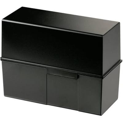 HAN - Kartei - für A5 - Kapazität: 300 Karten 975-13 Kaartenbox Zwart Aantal kaarten (max.): 500 kaarten DIN A5 liggend