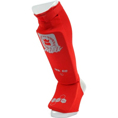 Katoenen kickboks/fulcontact scheen/beenbeschermers Montana MK 60