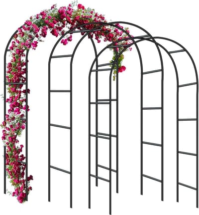 Tuinboog - Rozenboog Bruiloft - Bloemboog - Klimrek Planten - Tuin