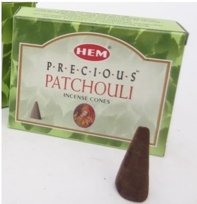 HEM Wierook kegeltjes in huisgeur Patchouli - 40x kleine kegeltjes - Ontspannend - Kalmerend
