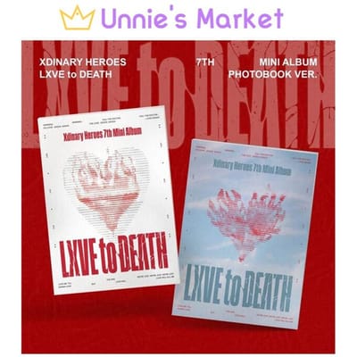 (Fotoboek ver.) Xdinary Heroes - LXVE to DEATH 7e Mini-album + Gratis Geschenk SET (2 VER.)