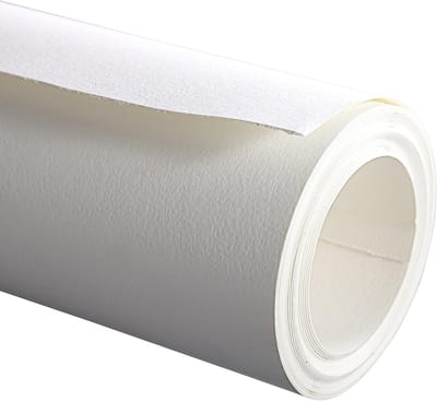 Aquarelpapier 300g Fijne Korrel Wit Rol 1,3 x 10 m Papier voor Schilderen